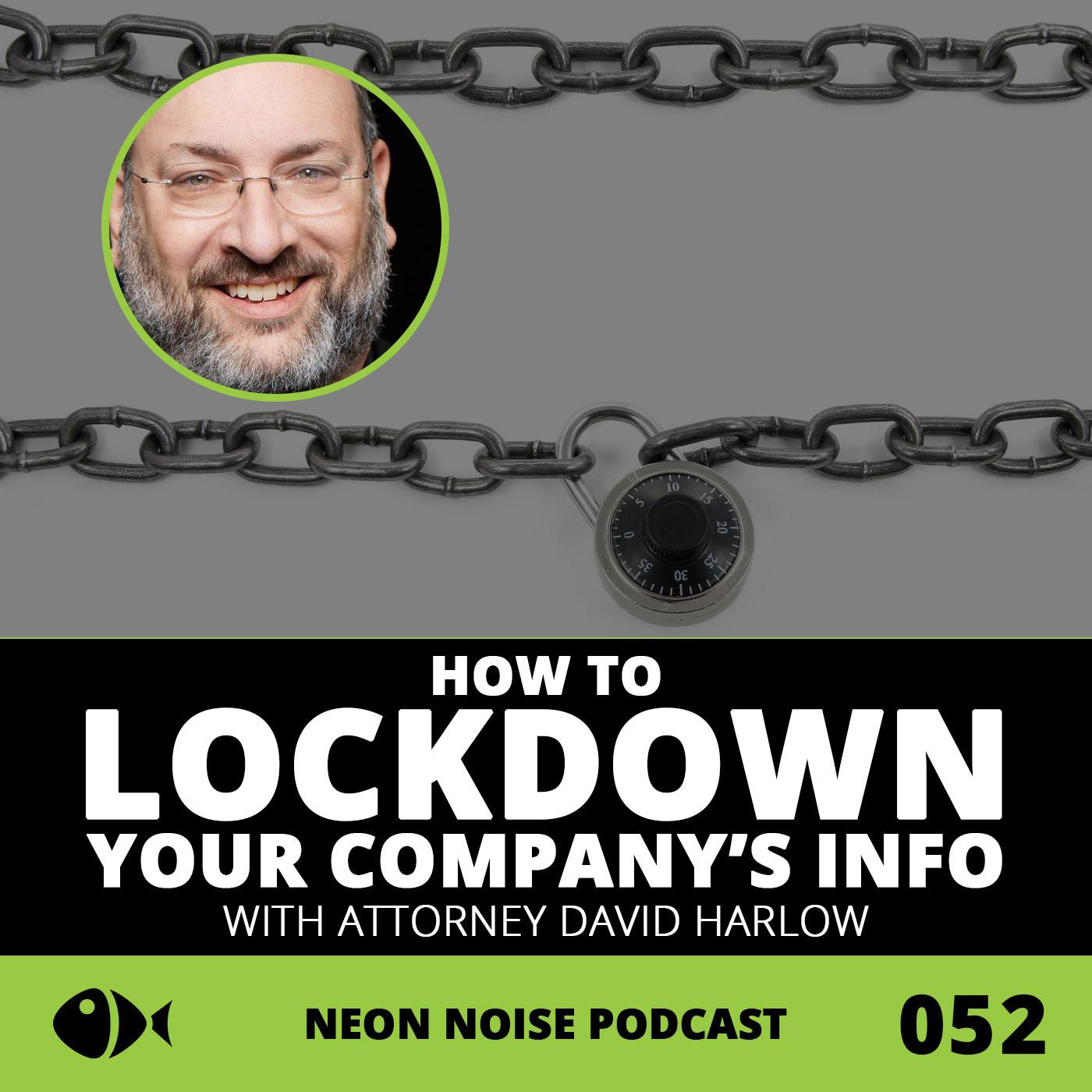 E52 - How To Lock Down Your Company's Info With Attorney David Harlow